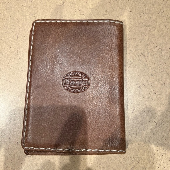 Roots Leather Passport Holder - Picture 2 of 4